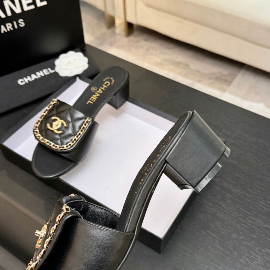 CHANEL women's shoes CHANE*｜Xiaoxiang classic spring and summer flip cover — Premium Replica — photo 4