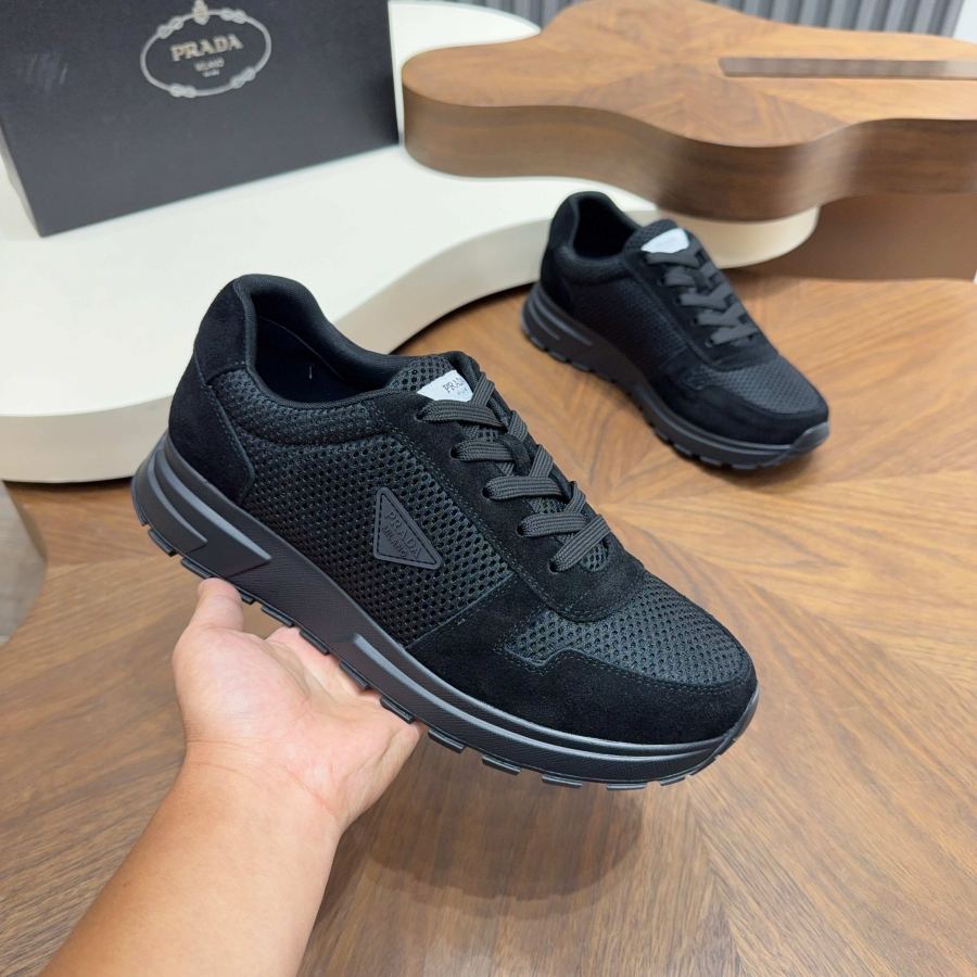 Prada women's shoes Prada/Prada classic men's spliced ​​casual sports shoes — 1:1 Replica — photo 2