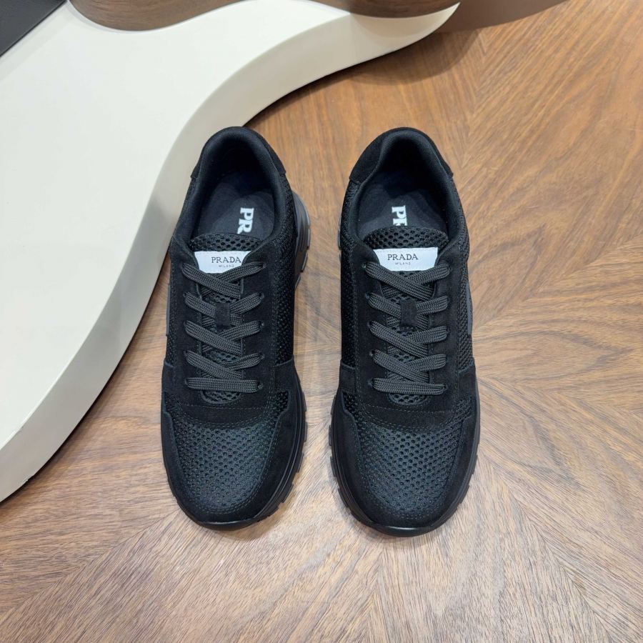 Prada women's shoes Prada/Prada classic men's spliced ​​casual sports shoes — 1:1 Replica