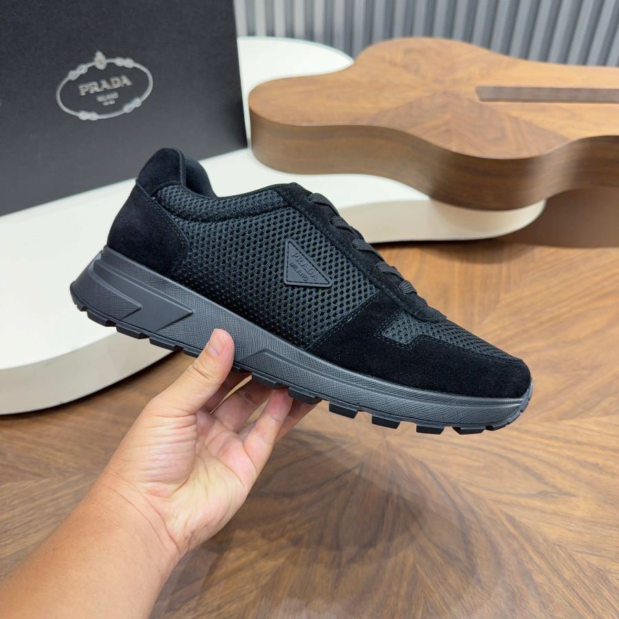 Prada women's shoes Prada/Prada classic men's spliced ​​casual sports shoes — 1:1 Replica — photo 5