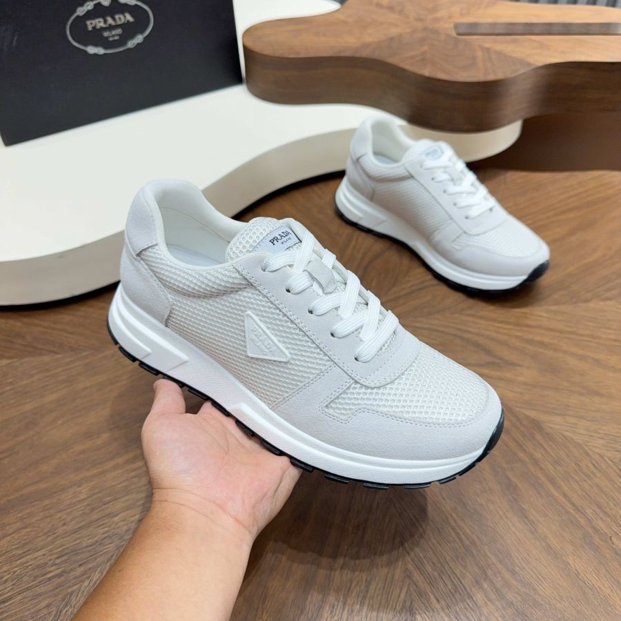 Prada women's shoes Prada/Prada classic men's spliced ​​casual sports shoes — Premium Replica — photo 2