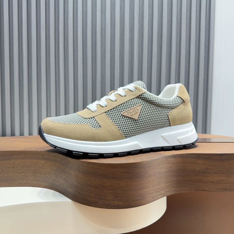 Prada women's shoes Prada/Prada classic men's spliced ​​casual sports shoes — Premium Replica — photo 5