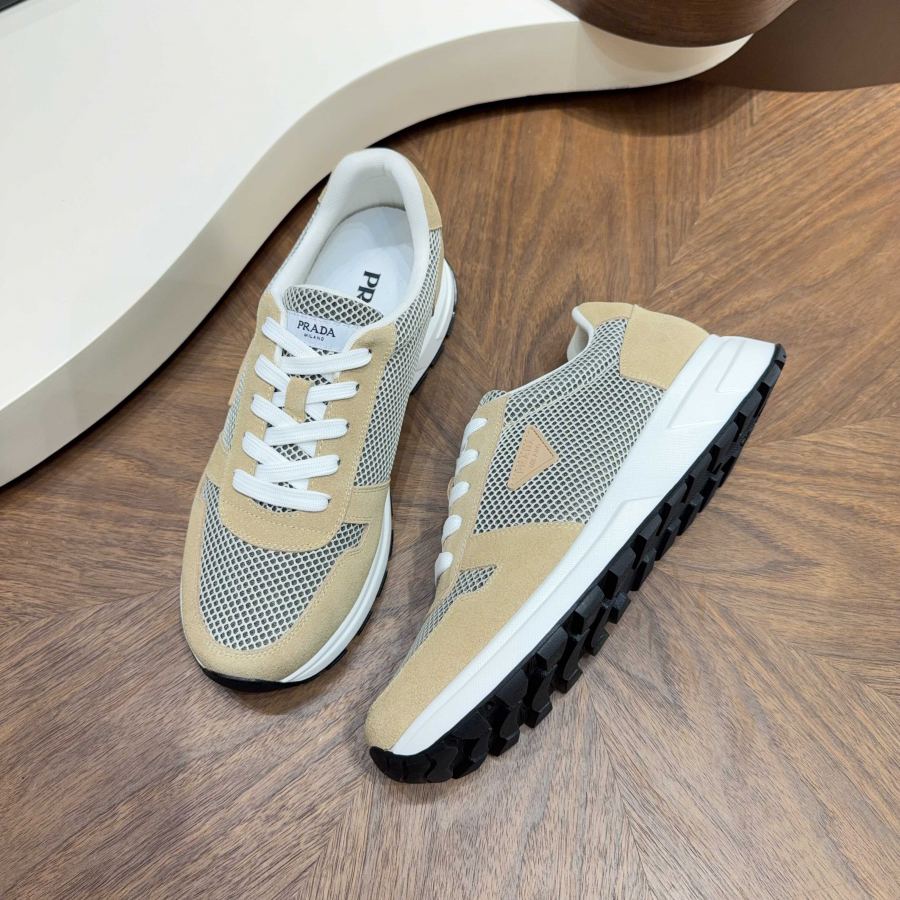 Prada women's shoes Prada/Prada classic men's spliced ​​casual sports shoes — Premium Replica — photo 7