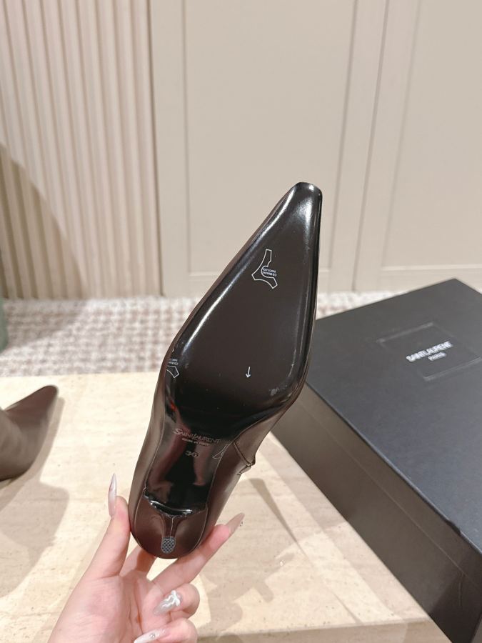 YSL women's shoes YSL Yvette Saint Laurent logo — 1:1 Replica — photo 9