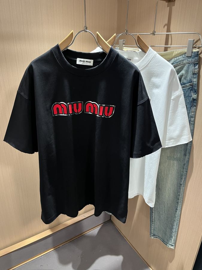 MIUMIU men MIUMIU 2026 New T, logo, logo!.:M-3 XL — 1:1 Replica For Sale