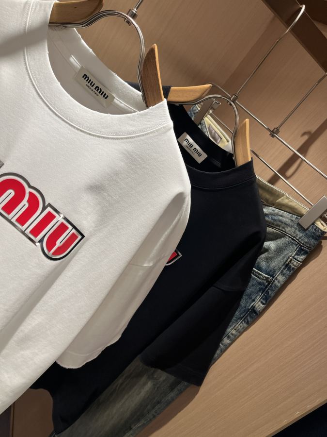 MIUMIU men MIUMIU 2026 New T, logo, logo!.:M-3 XL — AAA Quality Replica — photo 8