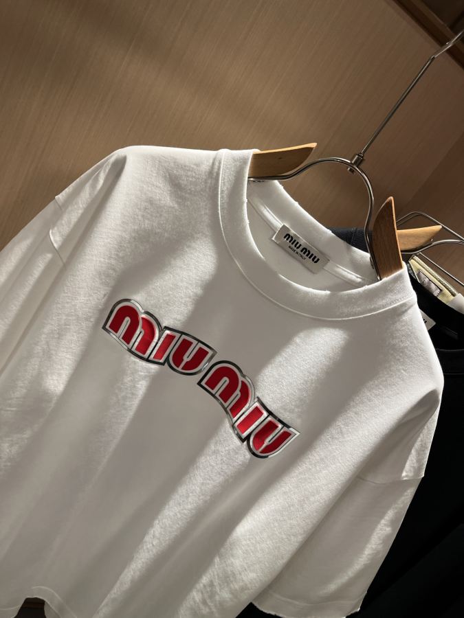 MIUMIU men MIUMIU 2026 New T, logo, logo!.:M-3 XL — AAA Quality Replica — photo 4