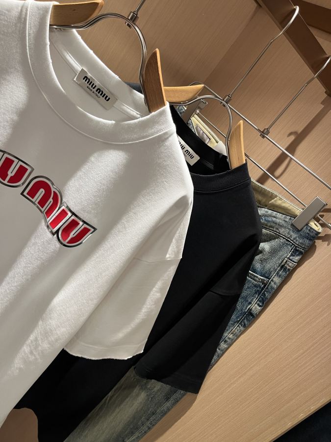 MIUMIU men MIUMIU 2026 New T, logo, logo!.:M-3 XL — AAA Quality Replica — photo 2