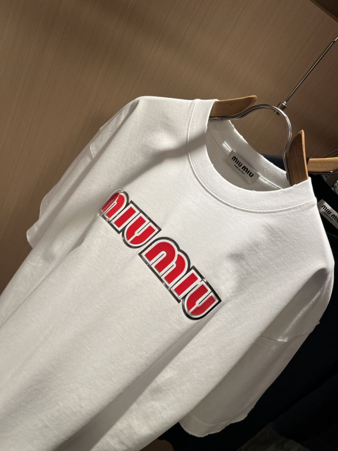MIUMIU men MIUMIU 2026 New T, logo, logo!.:M-3 XL — AAA Quality Replica — photo 9