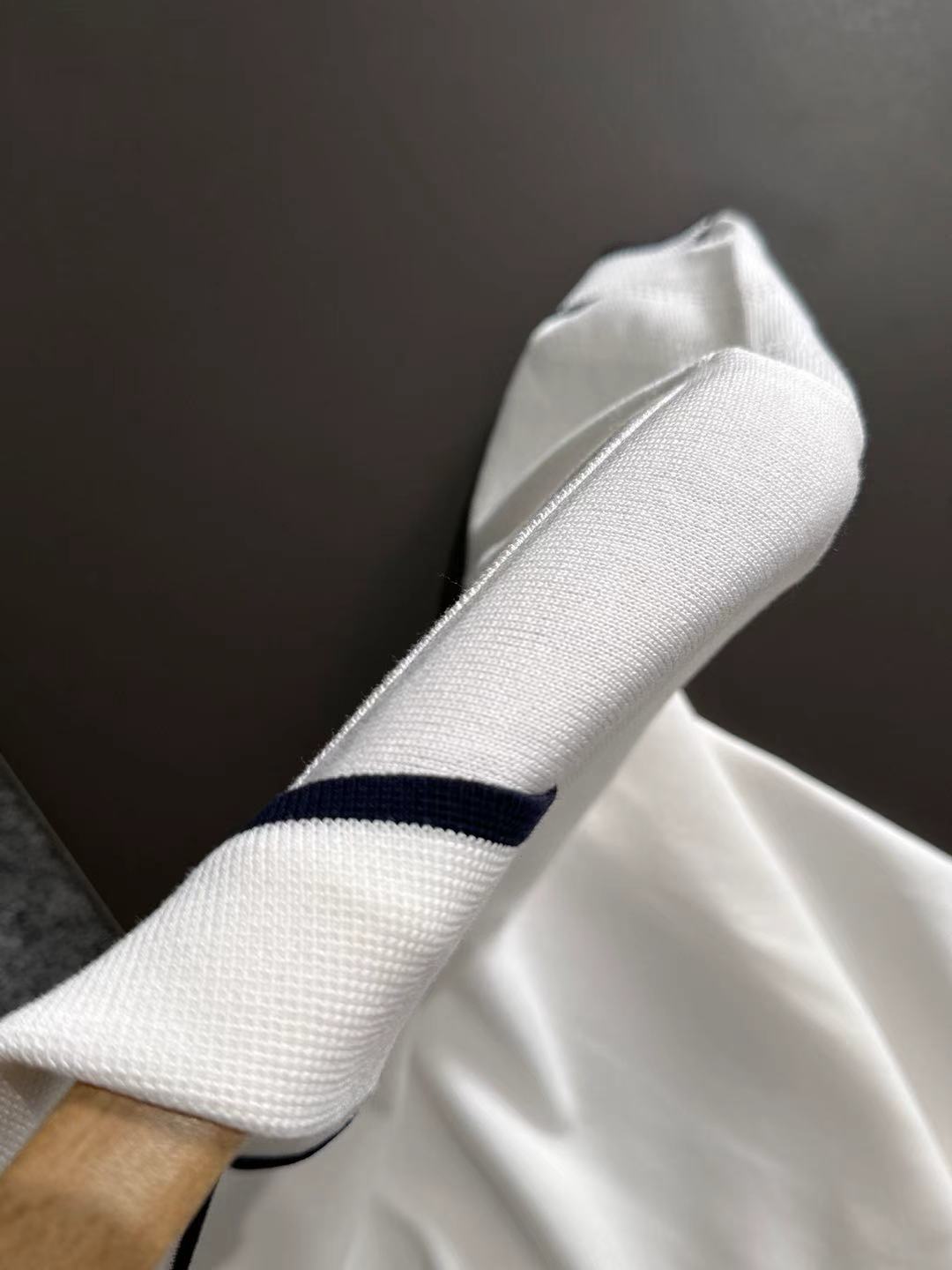 Stone Island Clothes 2026 spring and summer solid color contrast edge knitted men's Polo short-sleeved — 1:1 Replica — photo 4