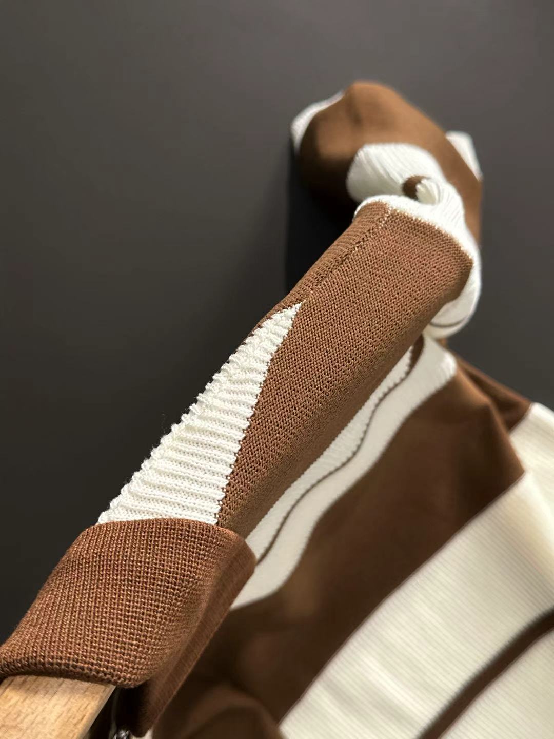 moncler men Dior 2026 Spring and Summer Wide Striped Knitted Polo Shirt for Men Half-Zip Lapel Horizontal — 1:1 Replica — photo 4