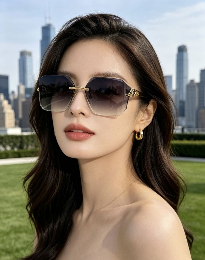 Cartier sunglasses Cartie* MODEL CT02040 O SIZE 60 17-135 — AAA Quality Replica