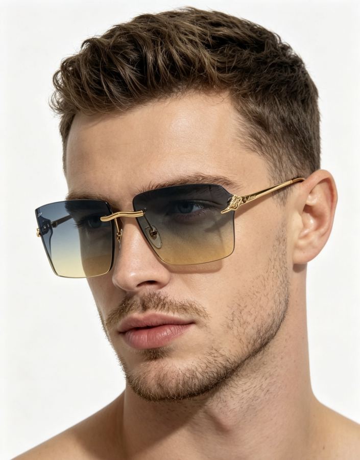 Cartier sunglasses Cartie* MODEL CT02040 O SIZE:60 17-135 — Premium Replica — photo 8