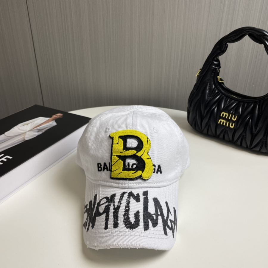 Balenciaga Hut BALENCIAGA Neues Logo, Stil