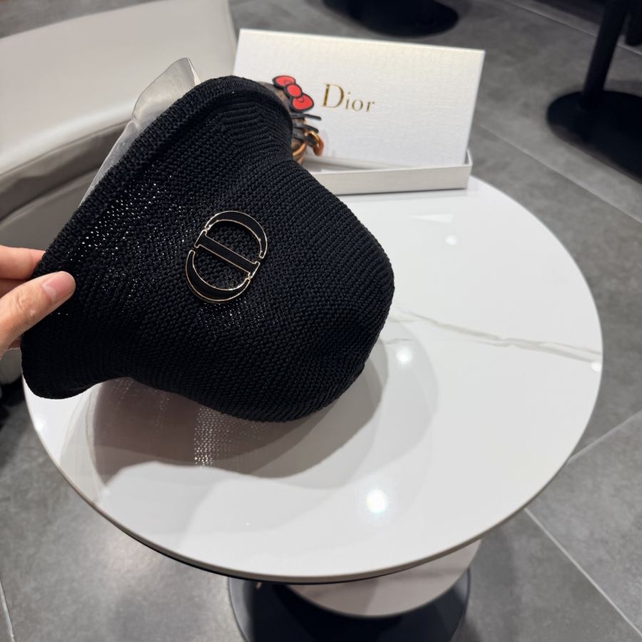 dior hat Dior straw hat women's summer Korean version casual foldable small brim fisherman — Premium Replica — photo 8