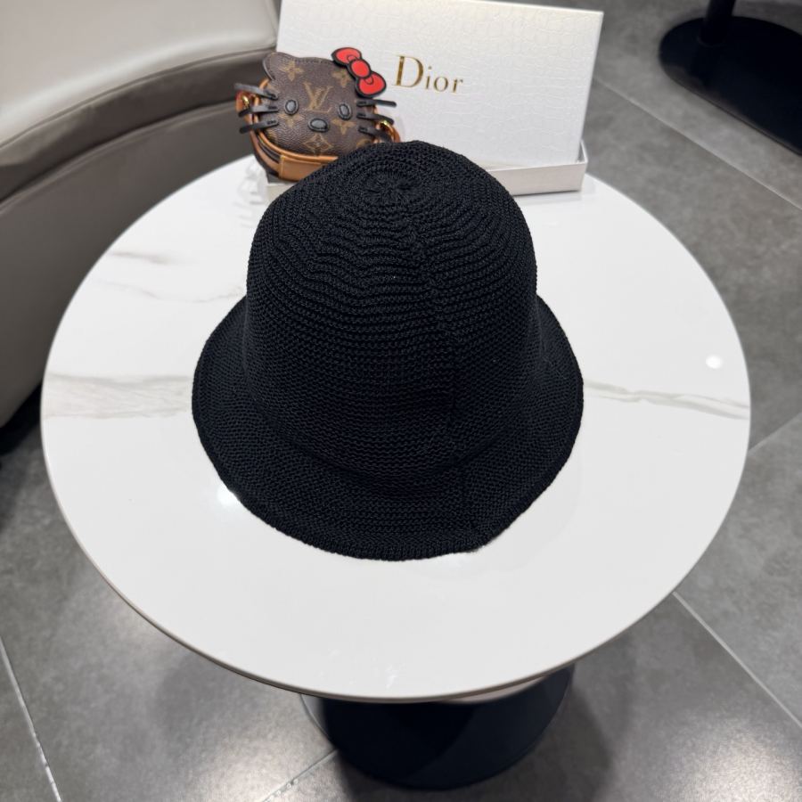dior hat Dior straw hat women's summer Korean version casual foldable small brim fisherman — Premium Replica — photo 4