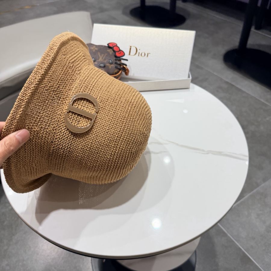 dior hat Dior straw hat women's summer Korean version casual foldable small brim fisherman — 1:1 Replica — photo 8