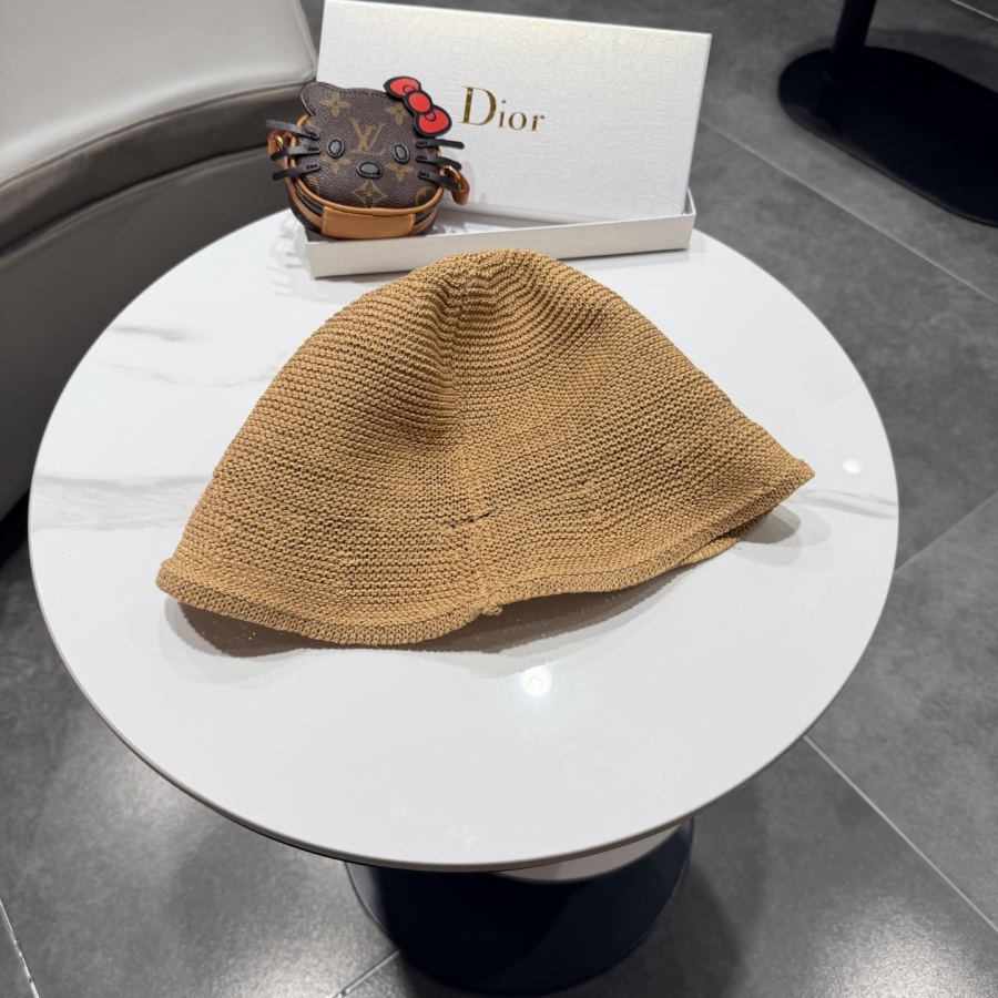 dior hat Dior straw hat women's summer Korean version casual foldable small brim fisherman — 1:1 Replica — photo 2