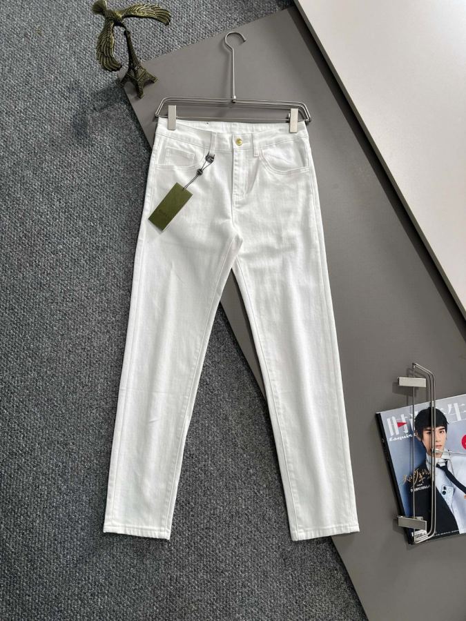 Denim tears Clothes Gucci 2026 four-season hot brick pocket slim-fit jeans trousers imported Japanese — Premium Replica — photo 2