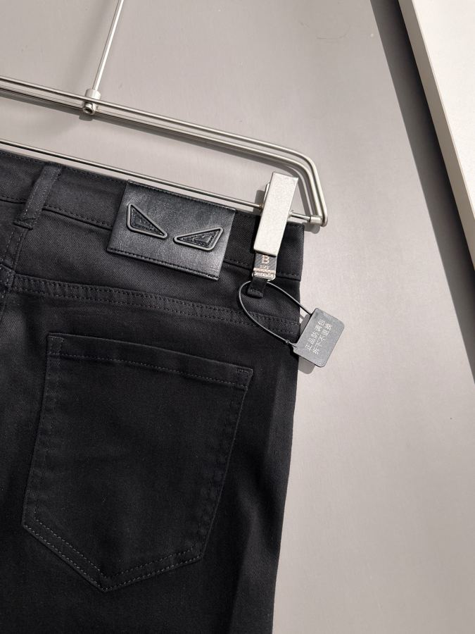 Denim tears Clothes Fendi's new 2026 four-season hot brick pocket slim-fit jeans trousers, imported — AAA Quality Replica — photo 7