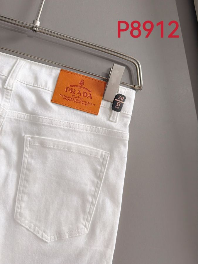Denim tears Clothes Prada's 2026 four-season slim-fit jeans trousers, imported Japanese Denim plain — 1:1 Replica — photo 5