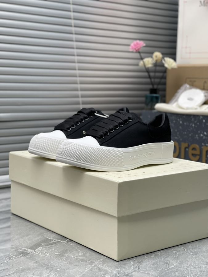 Alexander Mc Queen Women's Shoes Factory ¥ ( Top version ) Newly upgraded classic Mc Queen canvas — Premium Replica