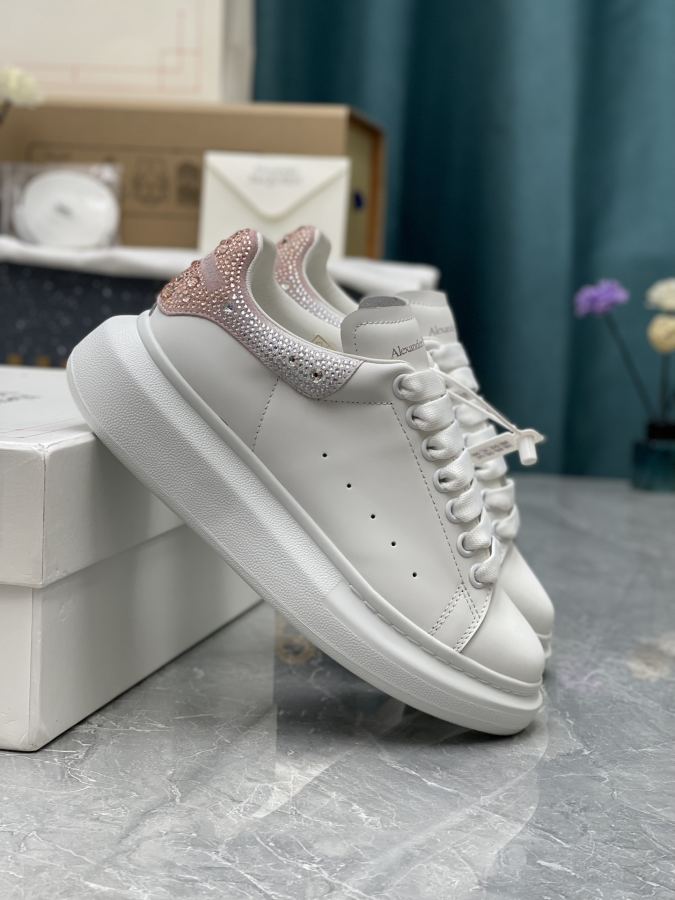 Alexander Mc Queen Women's Shoes Factory ¥ ( The top version produced in Dongguan ) (Pink and white — AAA Quality Replica — photo 5