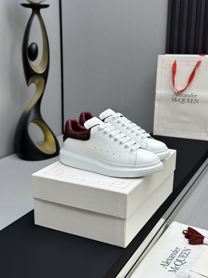 Alexander Mc Queen Women's Shoes Factory ¥ ( The top version produced in Dongguan ) (Pink and white — 1:1 Replica — photo 2
