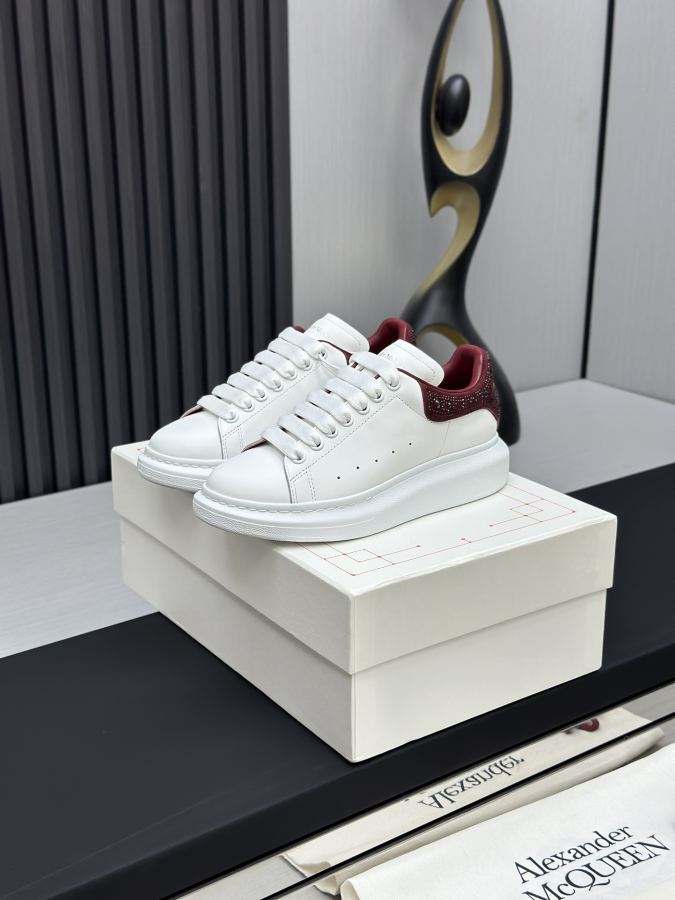 Alexander Mc Queen Women's Shoes Factory ¥ ( The top version produced in Dongguan ) (Pink and white — 1:1 Replica