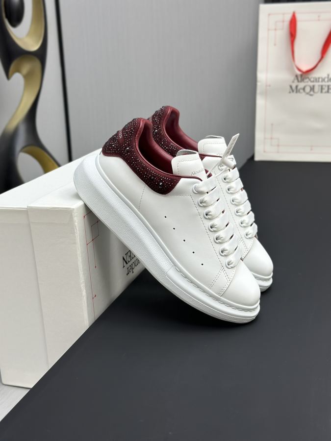 Alexander Mc Queen Women's Shoes Factory ¥ ( The top version produced in Dongguan ) (Pink and white — 1:1 Replica — photo 4
