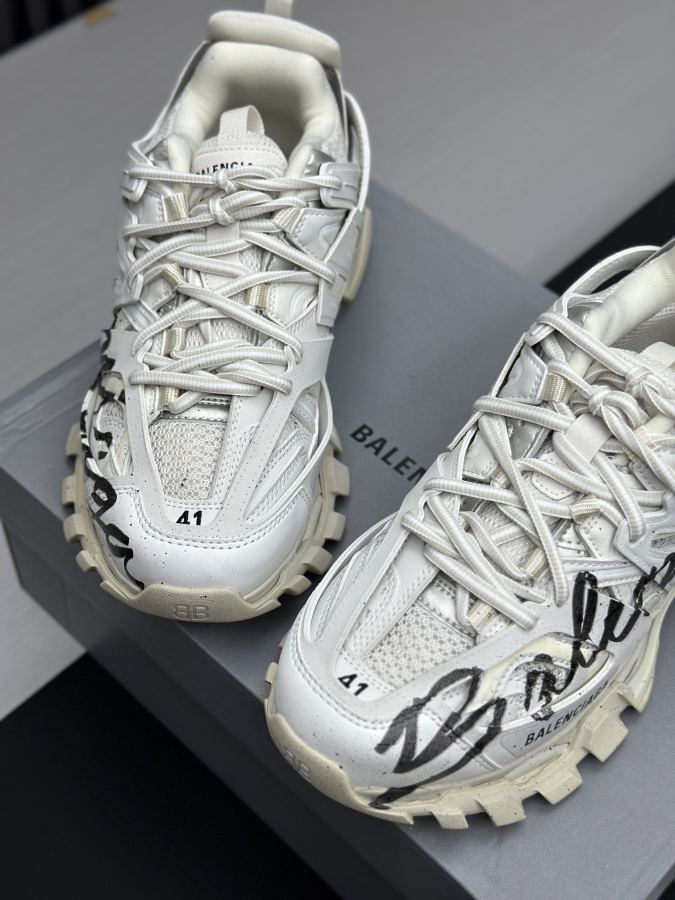 Balenciaga Women's Shoes 3.0 Balenciaga X adidas Sneaker Tess s.Gomma MAILLE WHITE/ORANGE 35 — 1:1 Replica For Sale — photo 5
