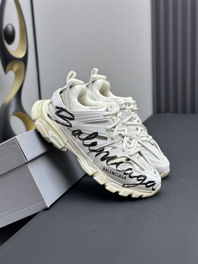 Balenciaga Women's Shoes 3.0 Balenciaga X adidas Sneaker Tess s.Gomma MAILLE WHITE/ORANGE 35 — 1:1 Replica For Sale — photo 4