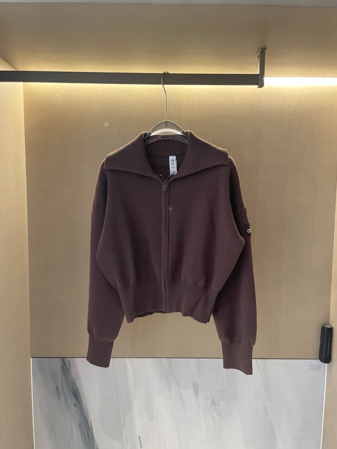 Alo Long sleeve autumn and winter New lapel sweater cardigan, multi-color casual and simple V-neck — AAA Quality Replica — photo 6
