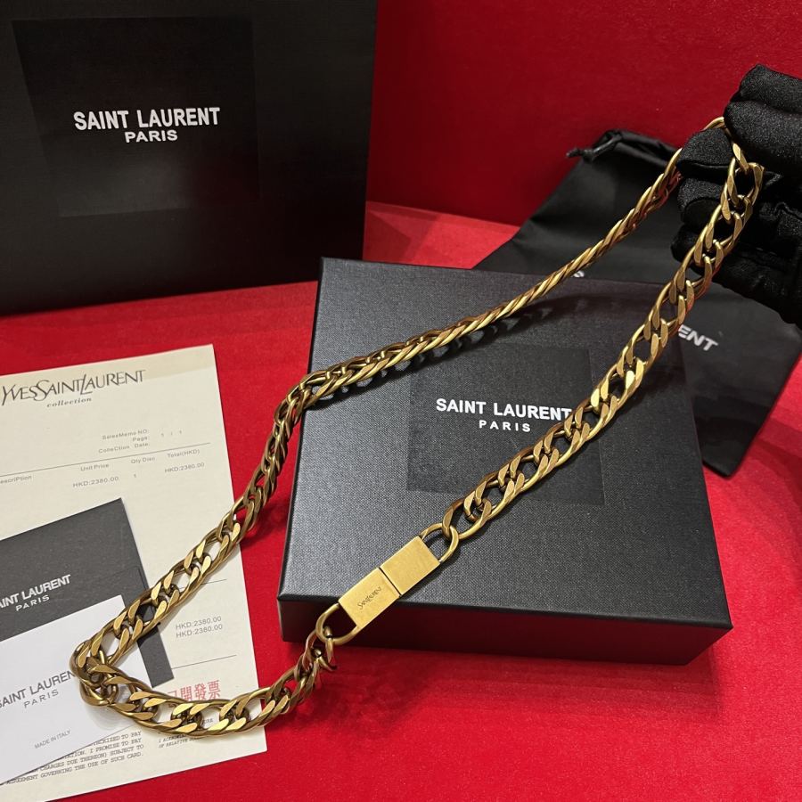 YSL belt Saint Laurent | YSL waist chain fashionable must-have — 1:1 Replica — photo 4
