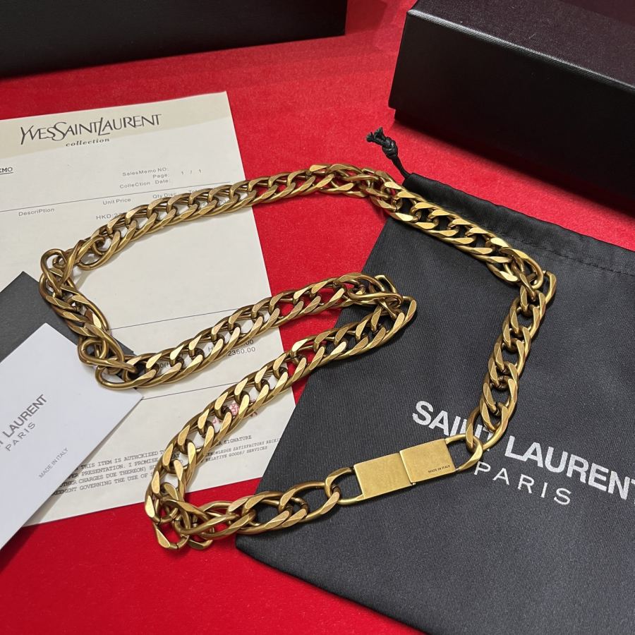 YSL belt Saint Laurent | YSL waist chain fashionable must-have — 1:1 Replica — photo 9