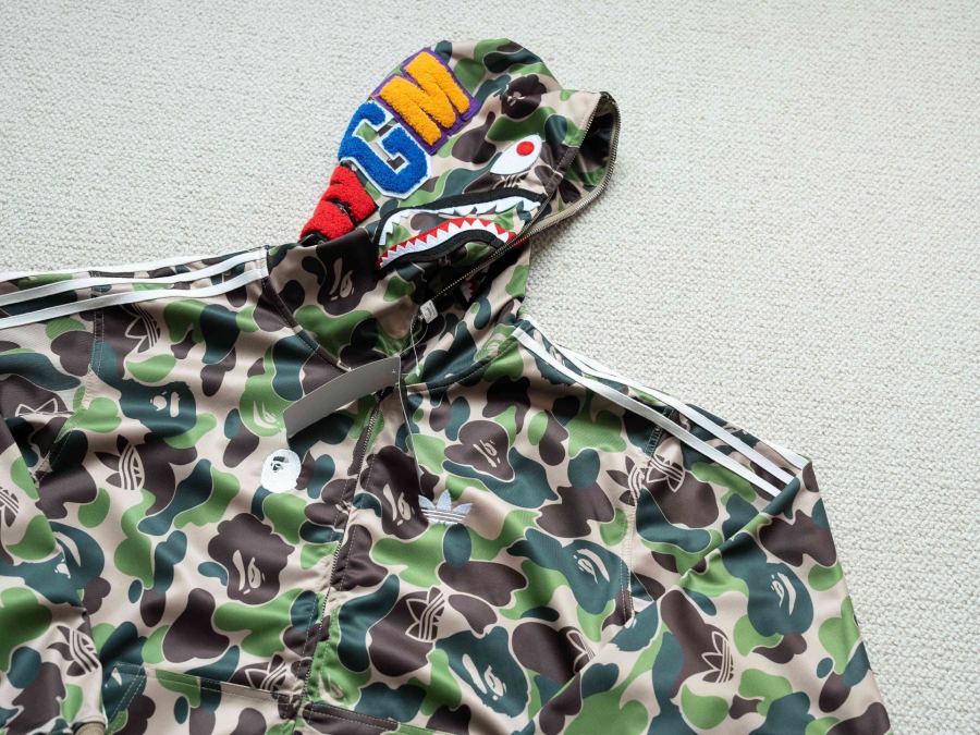 Bape Clothes adidas originals × BAPE SHARK TRACK HOODIE JACKET — AAA Quality Replica — photo 7