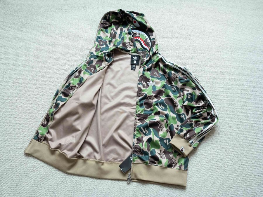 Bape Clothes adidas originals × BAPE SHARK TRACK HOODIE JACKET — AAA Quality Replica — photo 3