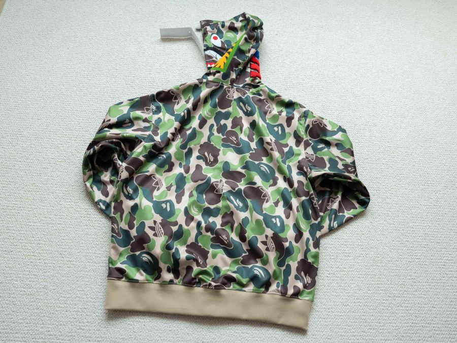 Bape Clothes adidas originals × BAPE SHARK TRACK HOODIE JACKET — AAA Quality Replica — photo 6