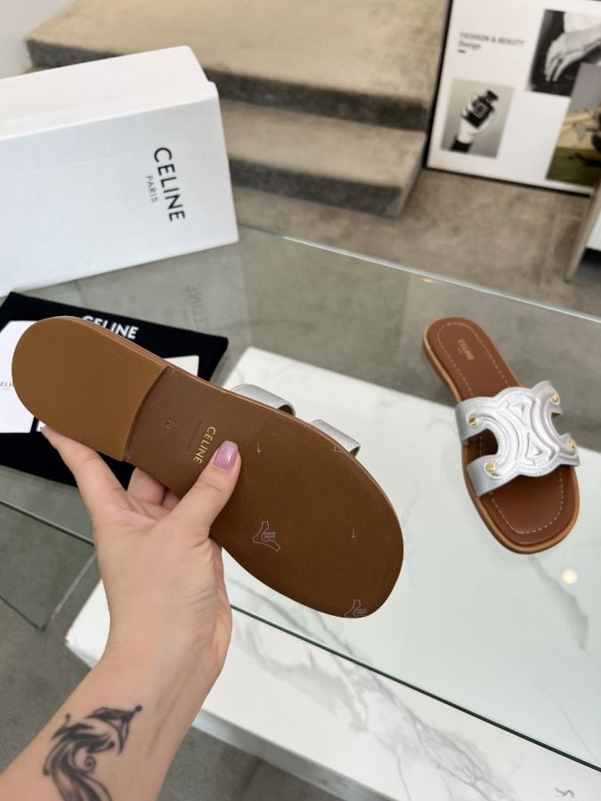 CELINE women's shoes Genuine leather sole, rubber outsole — 1:1 Replica For Sale — photo 9