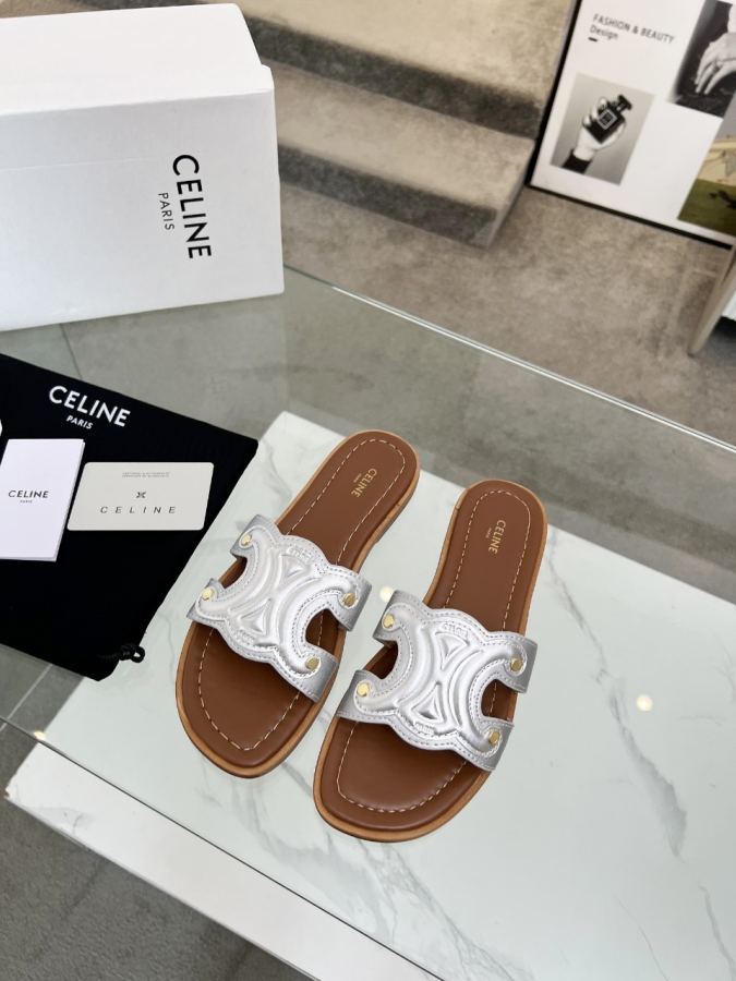 CELINE women's shoes Genuine leather sole, rubber outsole — 1:1 Replica For Sale