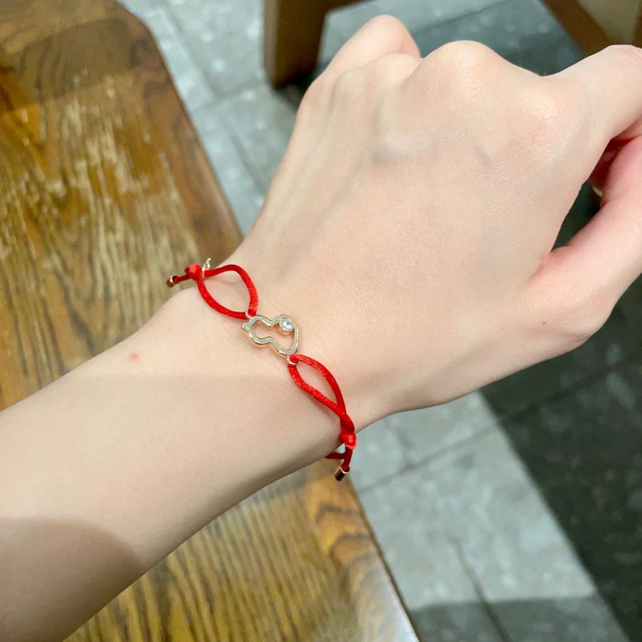 Qeelin Jewelry Kirin Mini Gourd Bracelet, thick gold plated, real gold texture, eight hearts and — Premium Replica — photo 2