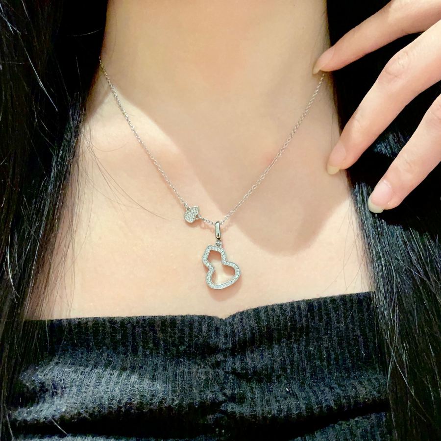 Qeelin Jewelry Qilin high-end jewelry, gourd, pearls, hollow necklace, same style as the goddess, — AAA Quality Replica