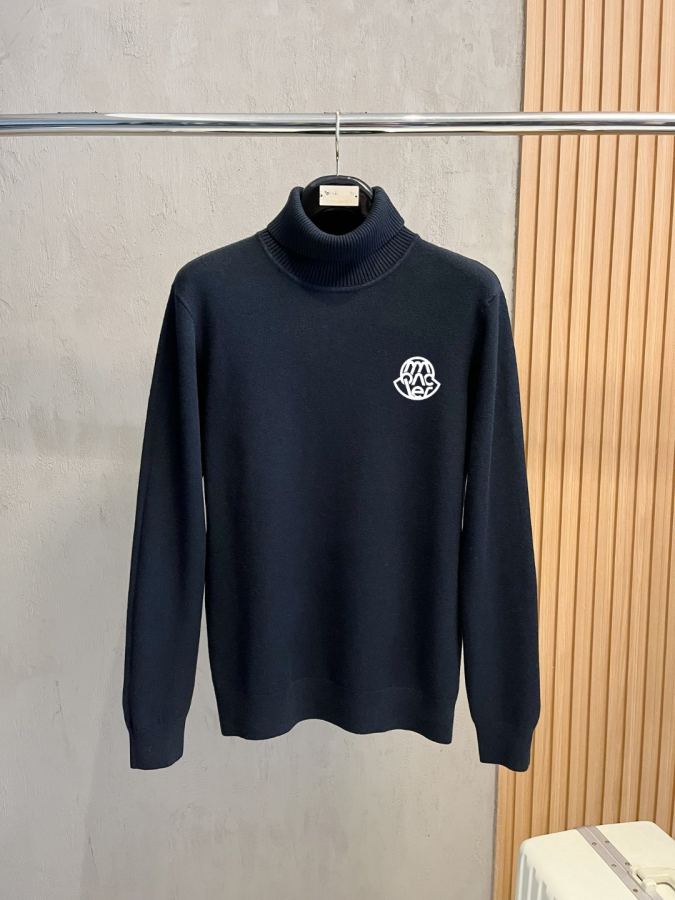 moncler men Mengkou's new turtleneck wool, delicate and soft, direct contact with skin, warm yarn, — AAA Quality Replica