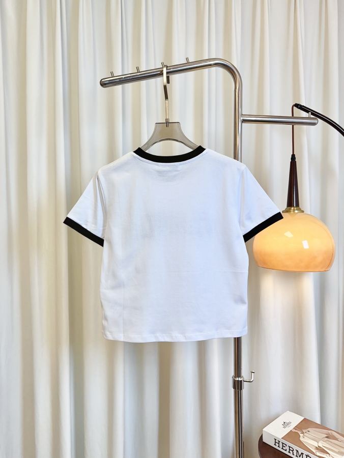 Miumiu Women MIU** logo T- shirt logo sm L — Premium Replica — photo 2