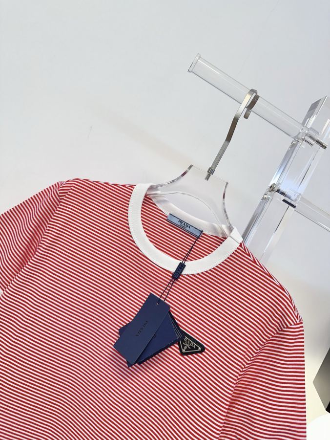 Prada Women PRA**New logo T-shirt logo sm L — 1:1 Replica — photo 8