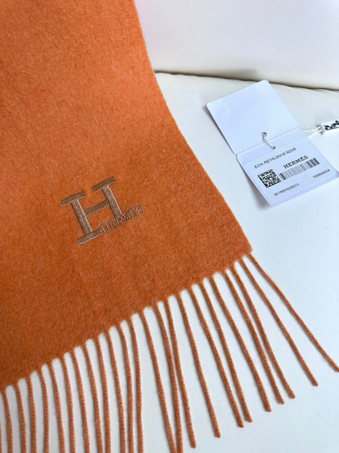 Lenço Hermes 2023 Hermes H 】 H, logotipo H 45 x 190 cm — photo 7