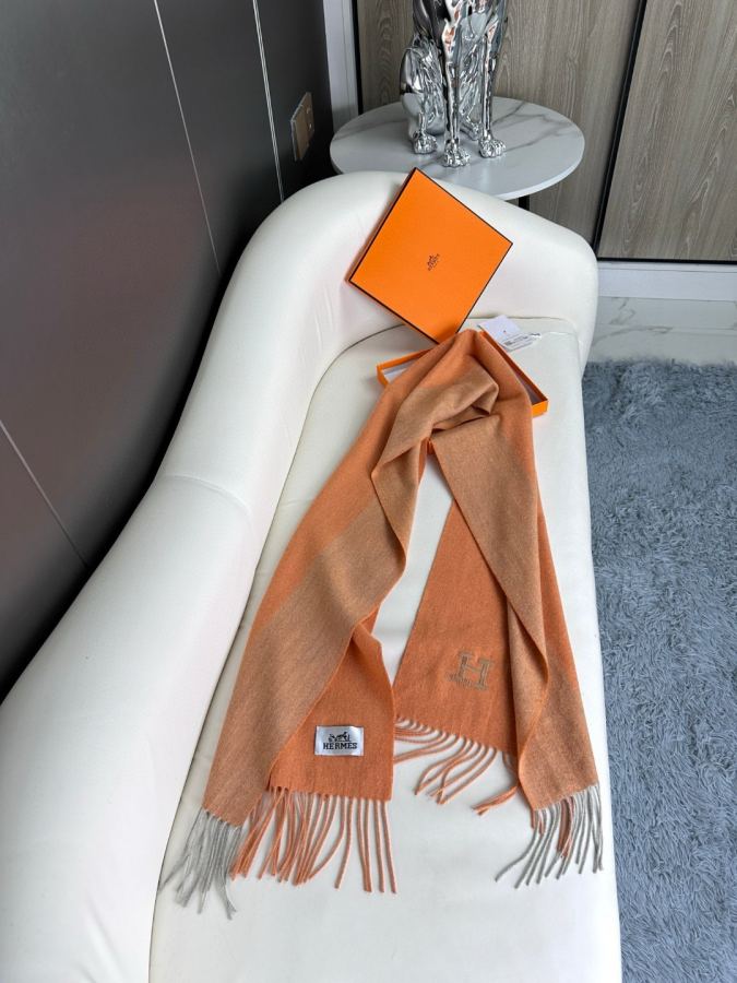 Lenço Hermes 2023 Hermes H 】 H, logotipo H 45 x 190 cm — photo 5