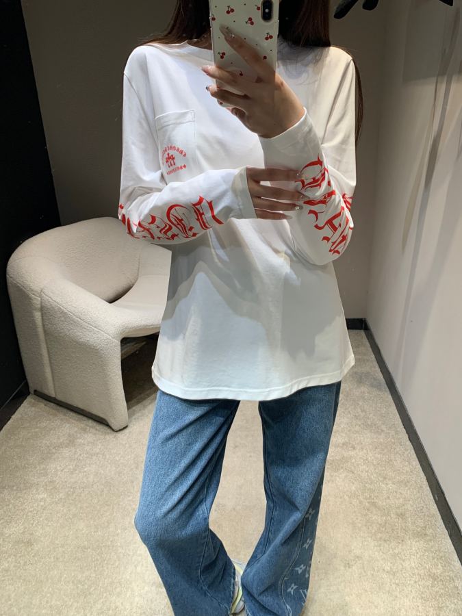 Chrome hearts Women Chorme heart* 25 Fw T | S | M | L — 1:1 Replica For Sale — photo 8
