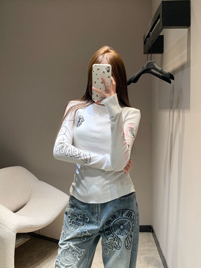 Chrome hearts Women Chorme heart* 26 Ss Deadly Doll Tee + + Series + S | M | L — 1:1 Replica For Sale — photo 7