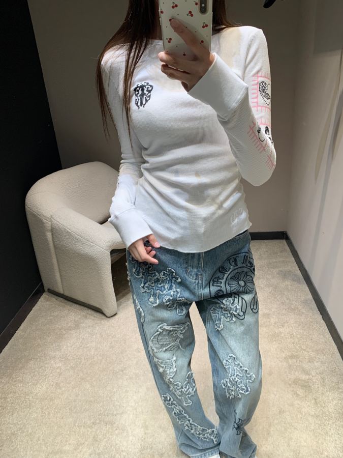 Chrome hearts Women Chorme heart* 26 Ss Deadly Doll Tee + + Series + S | M | L — 1:1 Replica For Sale — photo 2